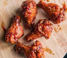 Куриные крылышки в соусе барбекю
