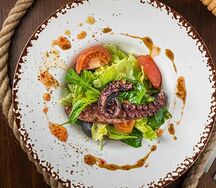 Осьминог гриль