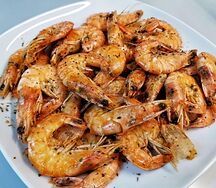 Креветки жареные