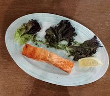 Семга на углях