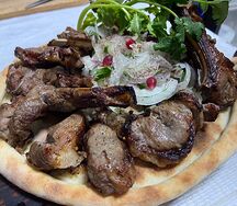 Шашлык из бараньей корейки