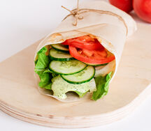 Сосисочка в лаваше веган Vegan