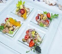 Севиче с тунцом и морепродуктами