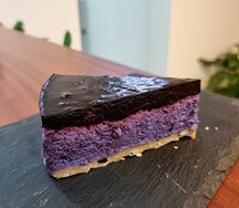 Чизкейк с черникой