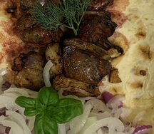 Печень куриная с курдюком