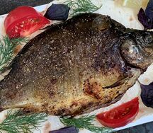 Карп на мангале