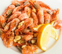 Креветки жареные
