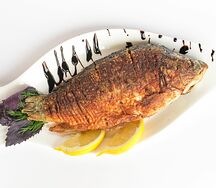 Карп жареный