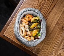 Морепродукты с цитрусовым дрессингом