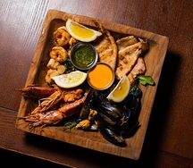 Морское плато гриль