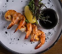 Креветки тигровые гриль