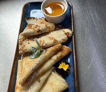 Блины с медом