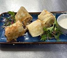 Блины с курицей