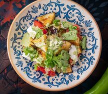 С сыром фетаки и баклажанами 