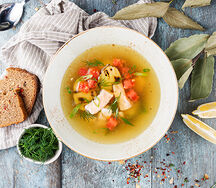 Уха из трех видов рыбы