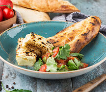 Жареный сулугуни на огне