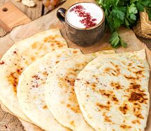 Кутабы с зеленью