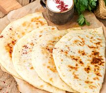 Кутабы с телятиной