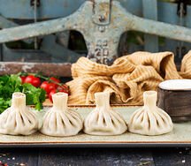 Хинкали с телятиной отварные