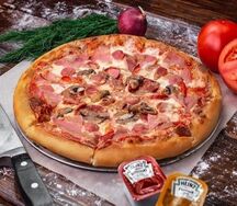 Пицца Баварская с горчицей