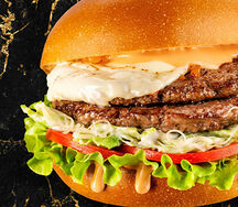 Бургер Итальянский Black Angus двойной