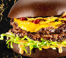 Бургер BBQ Black Angus двойной