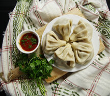Хинкали Микс с говядиной и свининой