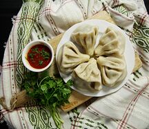 Хинкали с говядиной 