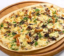 Пицца с грибами