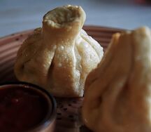 Хинкали жареные с сыром