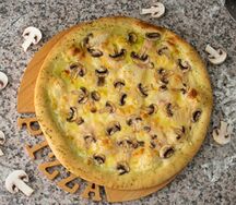 Пицца с грибами