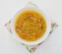 Щи из квашеной капусты с грибами по-монастырски