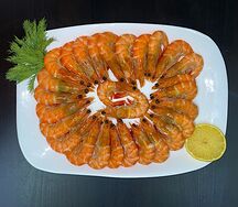 Вареные креветки