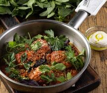 Митболы с сырным кремом