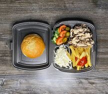Шаурма на тарелке по-грузински
