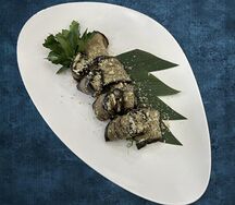 Рулеты из баклажана