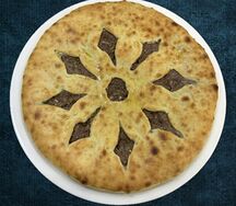 Осетинский пирог с мясом Фыдджын