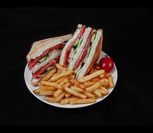Сендвич с ветчиной и сыром