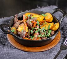 Жаркое с говядиной