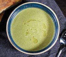 Кето суп из брокколи с кокосовым молоком