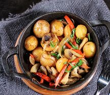 Жаркое с грибами