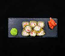 Ролл Жареный с крабом