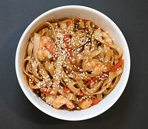 С креветкой