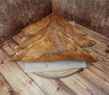 Хачапури Треугольник из слоёного теста