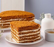 Медовик классический четвертинка 