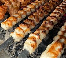 Люля куриные на мангале