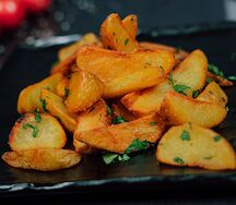 Картофельные дольки по-деревенски
