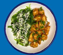 Курица по-сычуаньски с рисом