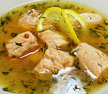 Суп и Лосося