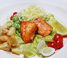 Салат Цезарь с Лососем